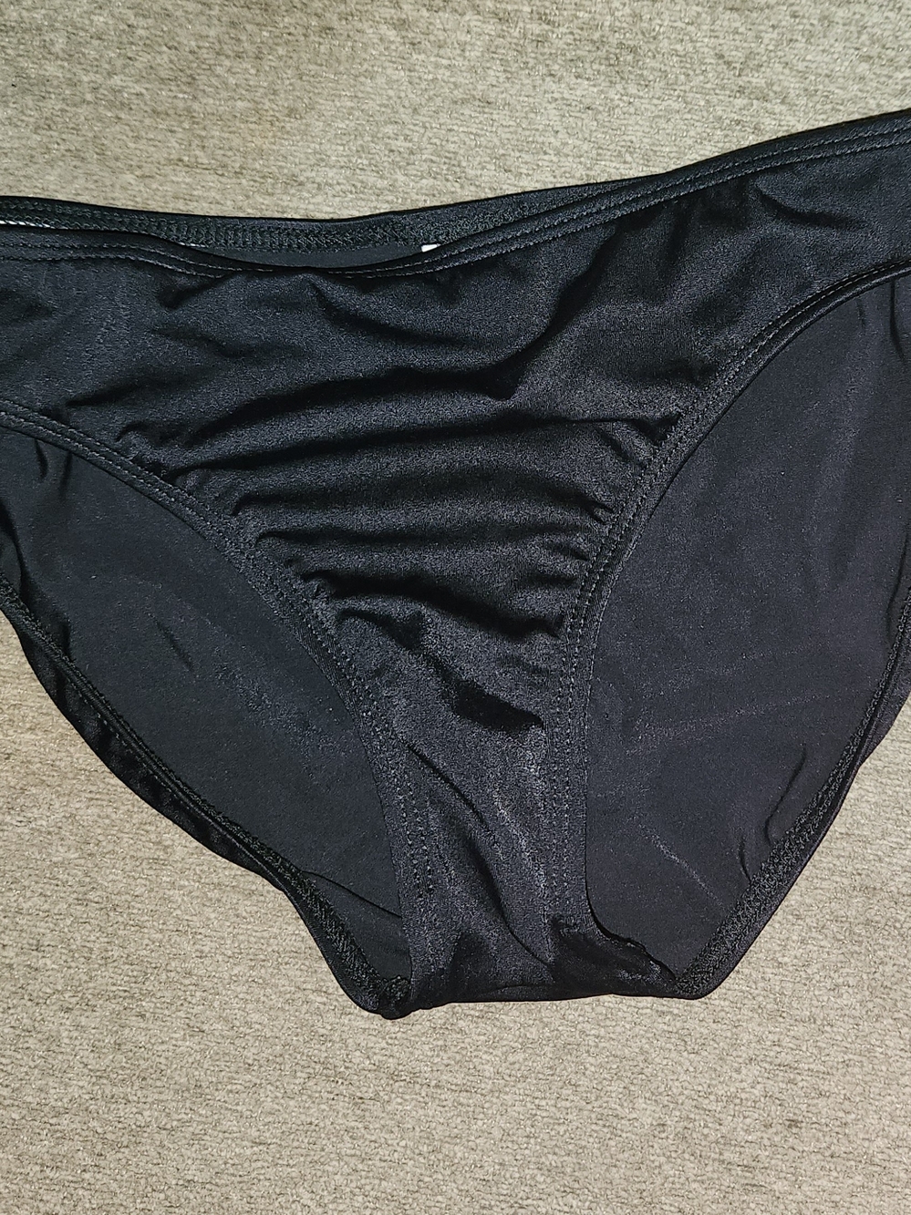 Island Escape Black Bikini Bottom Size 6